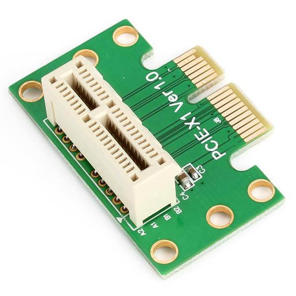 New PCI-E 1X Adapter Riser Card  90 Degree