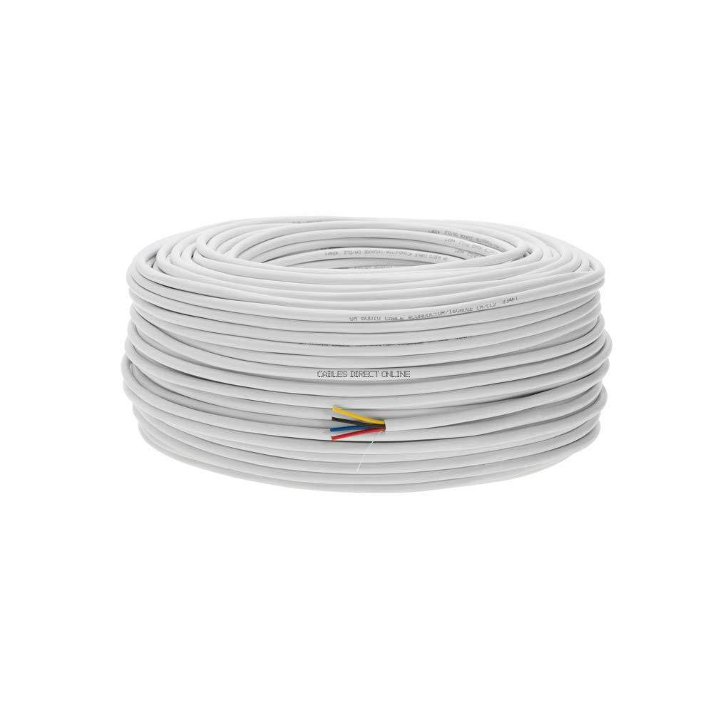 500ft 16awg 4 conductors 16/4 cl2 rated loud speaker cable wire, pull box for inwall installation 16awg / 4 conductors, 500ft