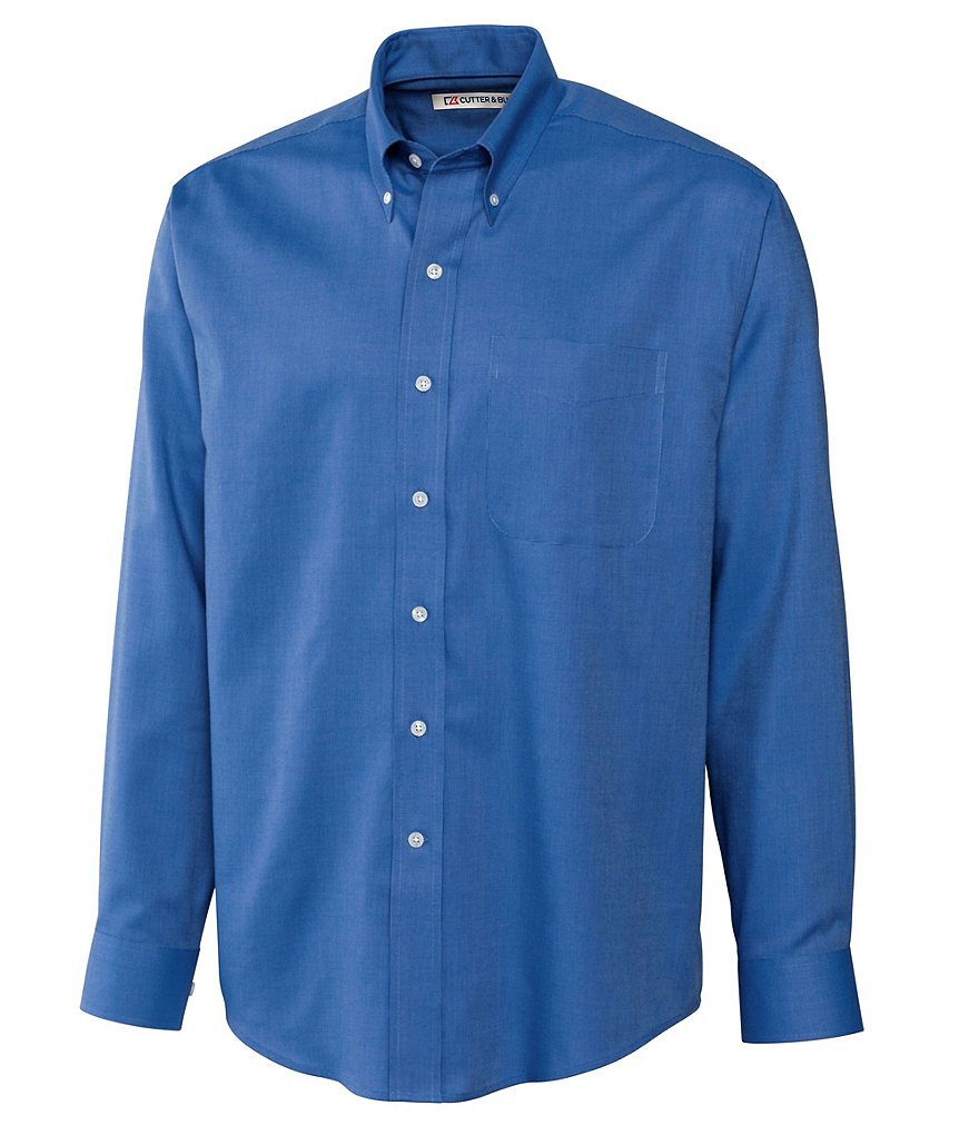 Visconti Big & Tall Abstract Print Long-Sleeve Woven Shirt