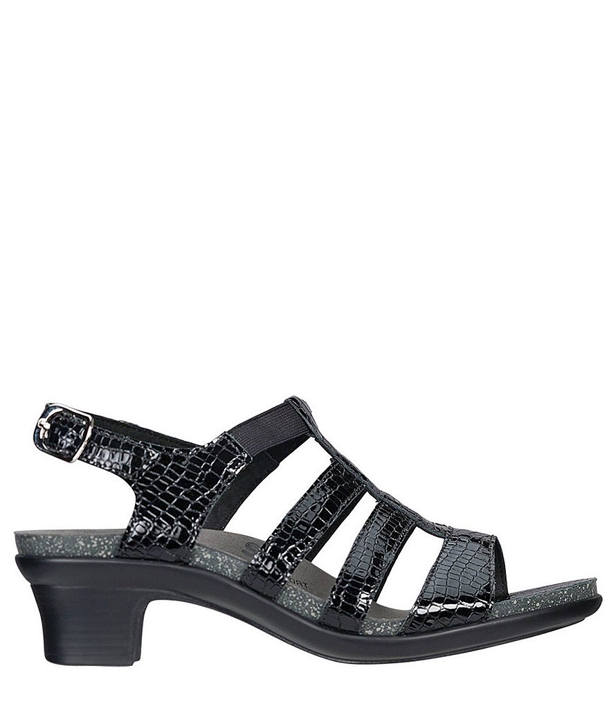 SAS Allegro Comfort Croc Embossed Sandals