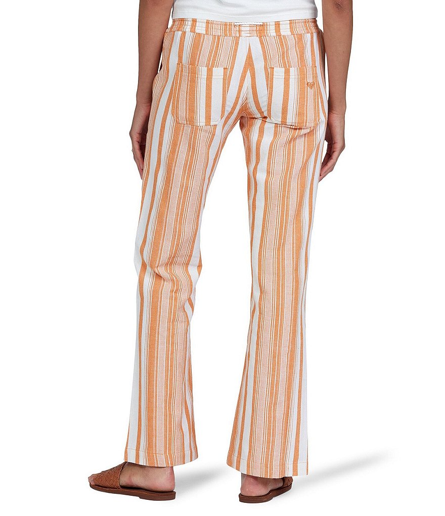 Angie High Rise Stripe Cargo Jogger Pants
