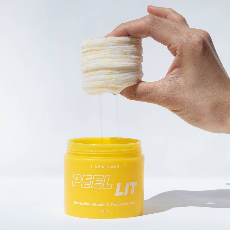 I DEW CARE Peel Lit Exfoliating Vitamin C Treatment Pads - 60ct