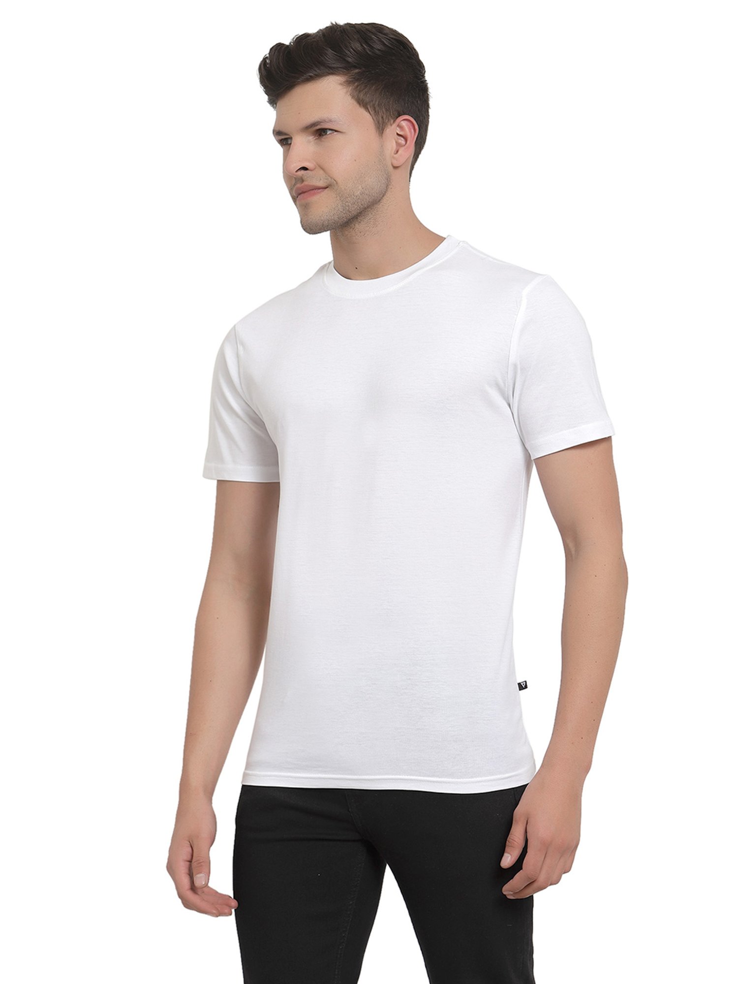 Proteens White Round Neck T-Shirt