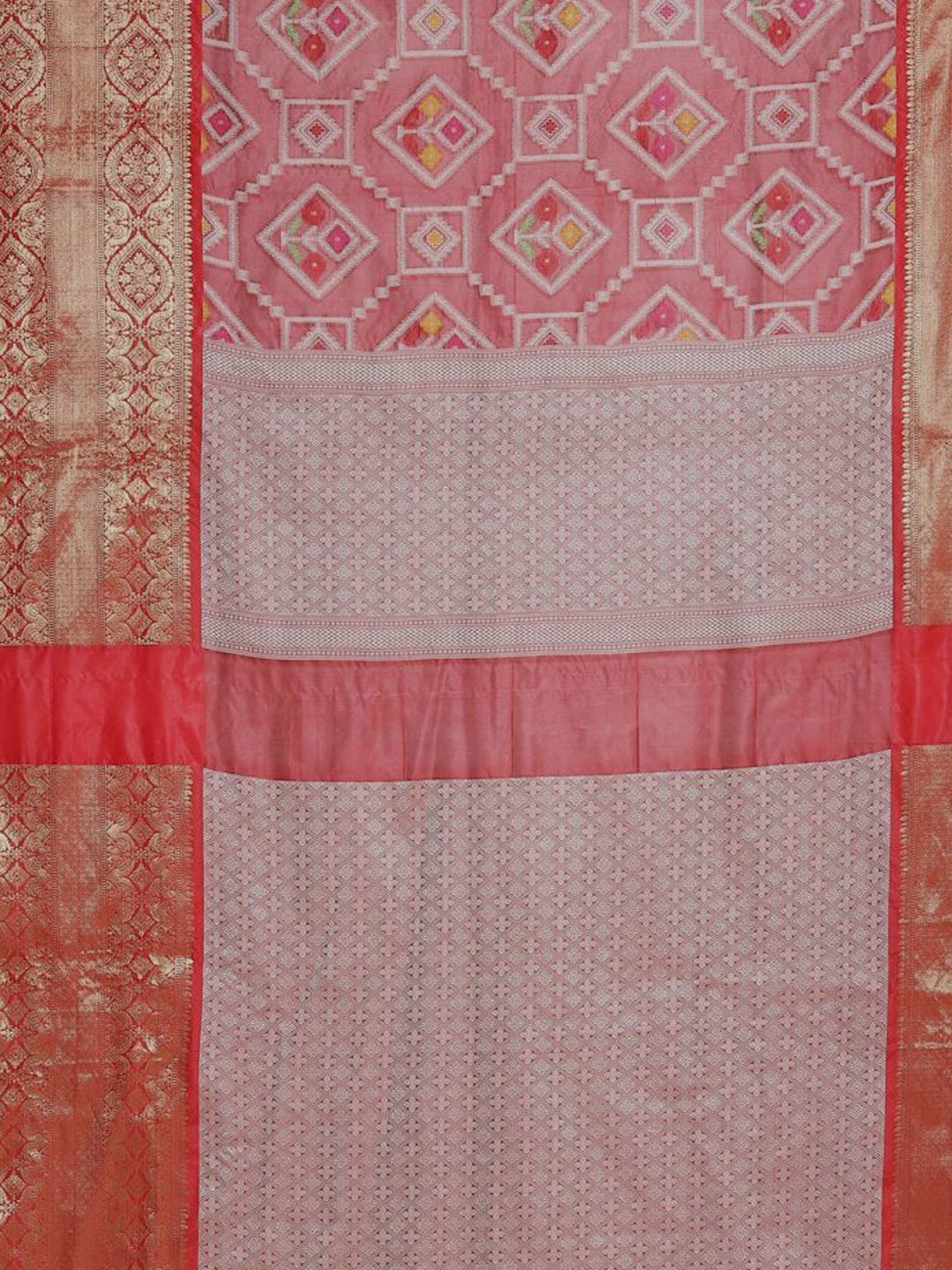 Banarasi Silk Works Maroon Woven Saree With Unstitched Blouse