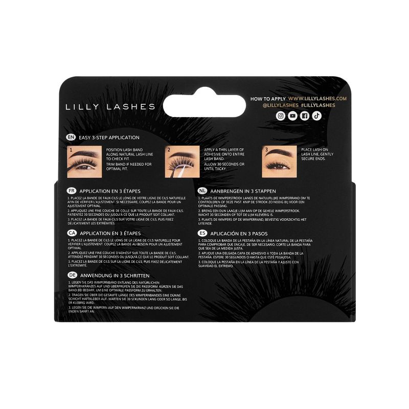 Lilly Lashes Luxury Synthetic Eye Lashes - ELITE - 1pr