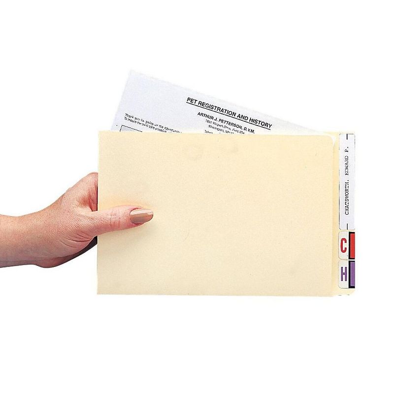 Medical Arts Press Compact End-Tab File Pockets; 51453