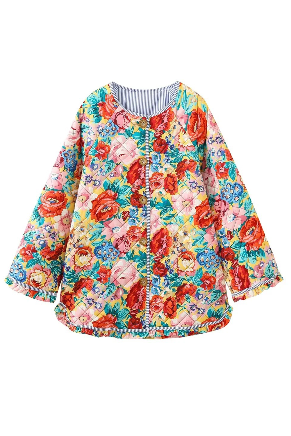 Brown Plaid Button Up Long Sleeve Flannel Shacket