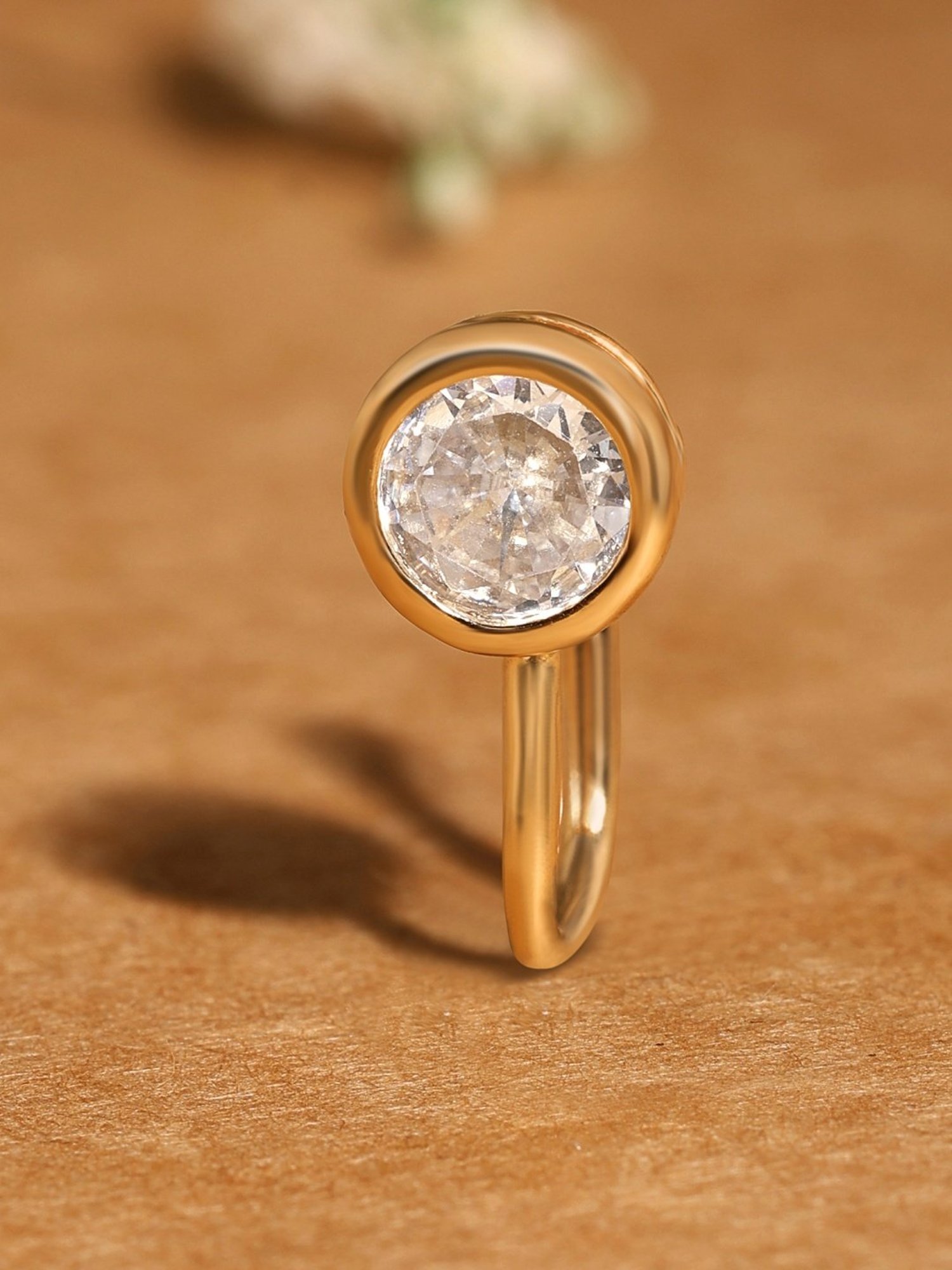 Teejh Aahna Silver Nose Ring