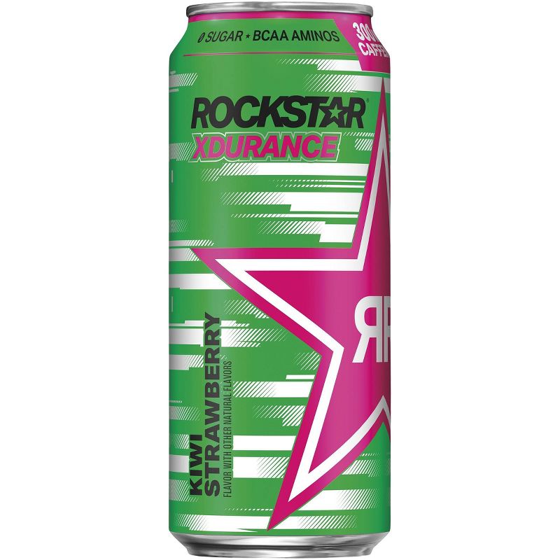 Rockstar Xdurance Kiwi Strawberry Energy Drink - 16 fl oz can
