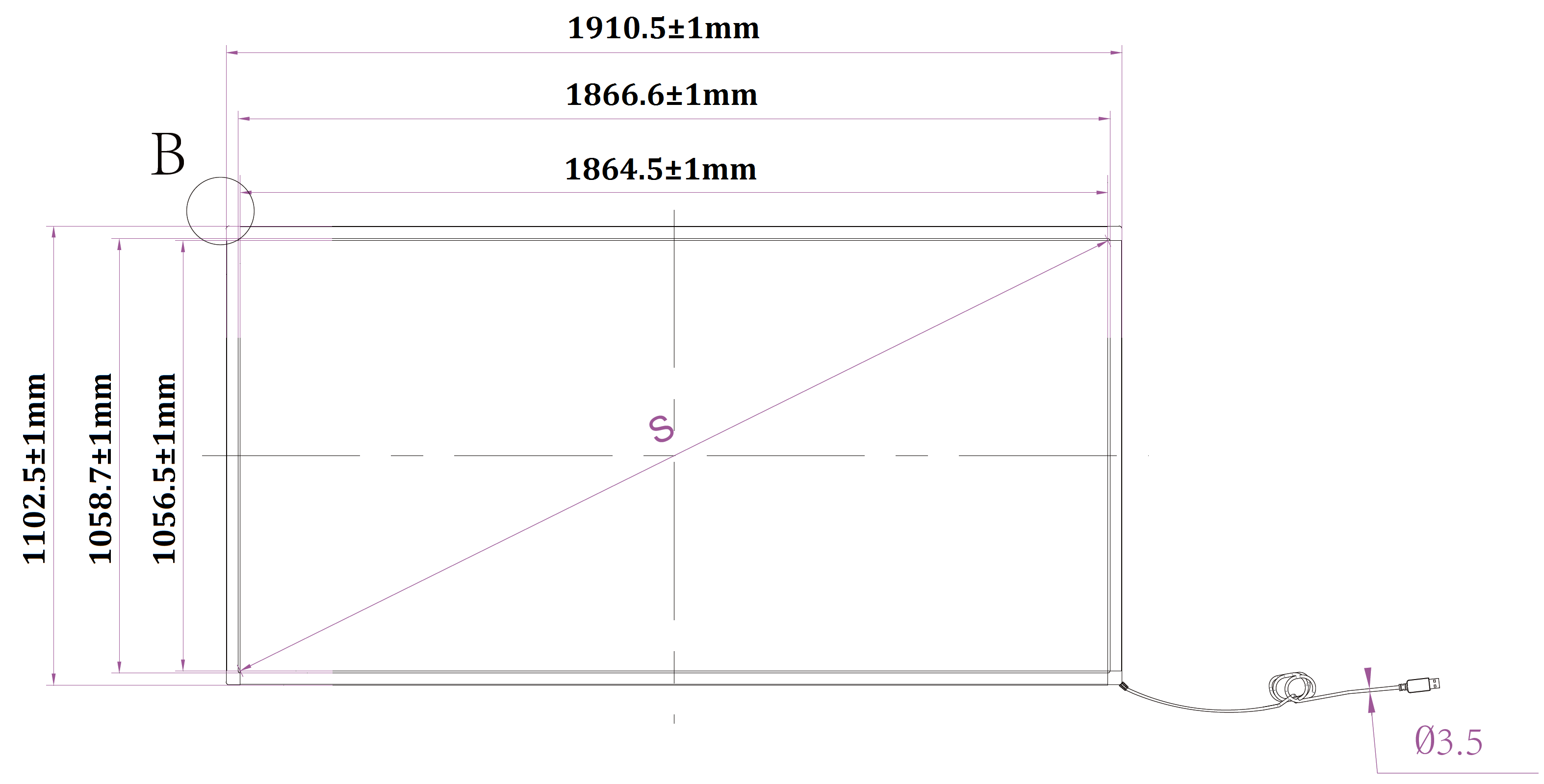 84 Inch 10 Points Infrared IR Multi Touch Screen Overlay Frame Panel USB Free Driver