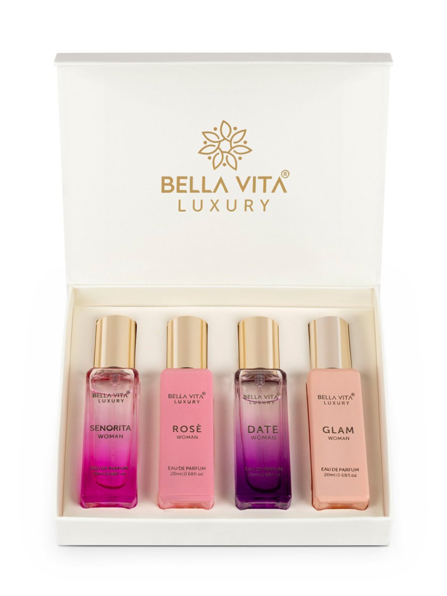 Bella Vita Luxury Perfumes Gift Set for Women (Pack of 4)