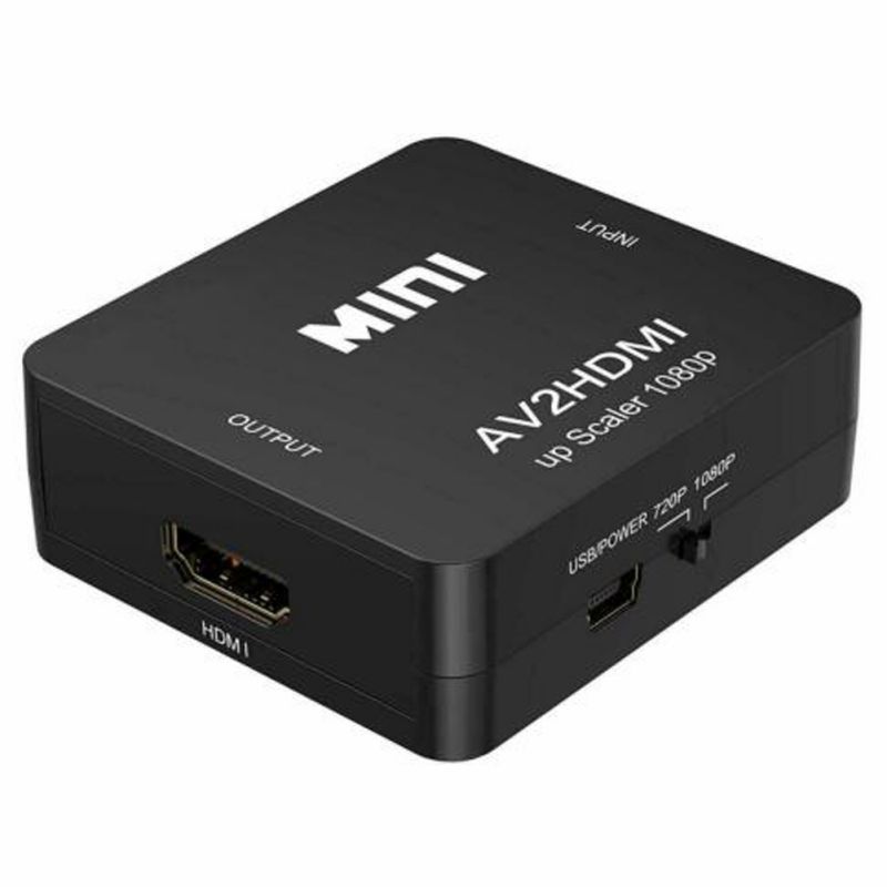 Rca To Hdmi Composite Av Cvbs Video Adapter Av To Hdmi Video Converter 720p 1080p