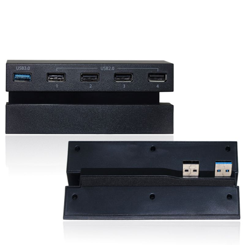 5 USB Port HUB Splitter USB3.0 High Speed 4HUB USB2.0 Splitter Connector Expander Hub Switch for Sony PS4 Playstation 4 Gaming Console