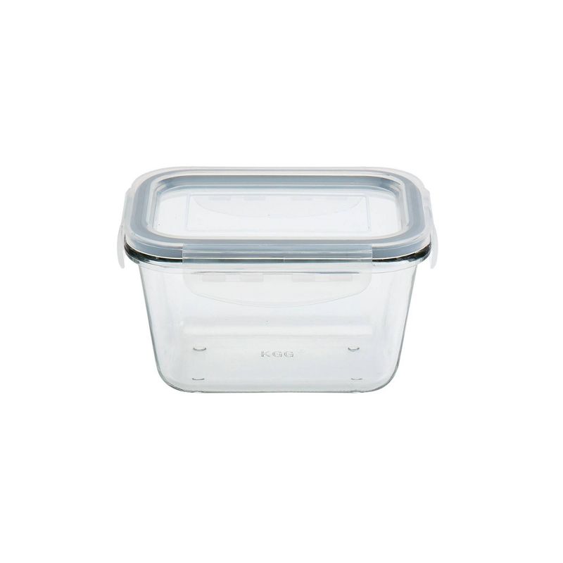 Mason Craft & More 15oz Set of 4 Rectangular Deep Food Storage Containers with Lids