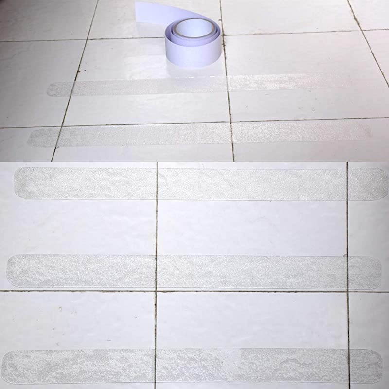 Anti Slip Tape Clear 2 Inch x 164Feet Stair Non Slip Treads Bath amp Shower Treads Safety Track Tape Indoor Stair Anti Slip Tape for Stairs Steps Boats Garage