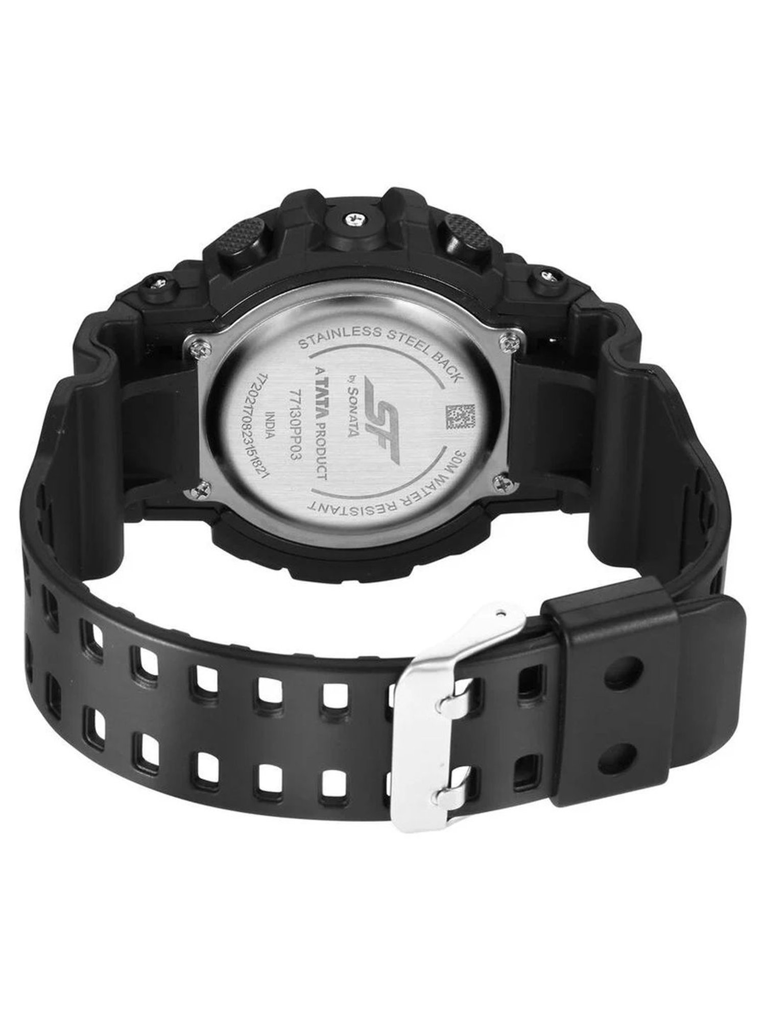 Sonata 77130PP04W Sporty Digital Watch for Men