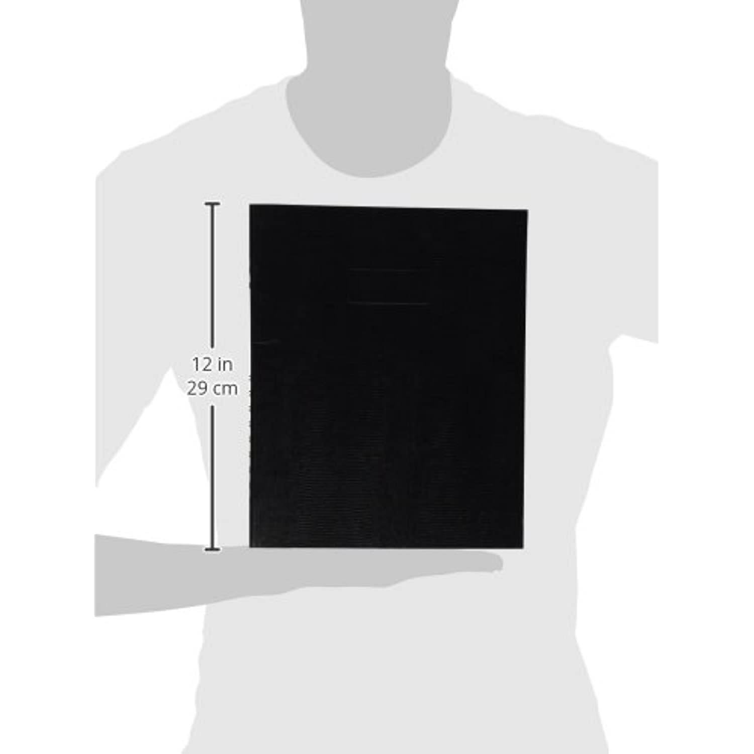 Blueline NotePro Notebook, Black, 11 x 8.5 inches, 200 Pages (A10200.BLK)