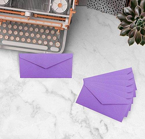JAM PAPER Monarch Colored Envelopes - 3 7/8 x 7 1/2 - Violet Purple Recycled - 25/Pack