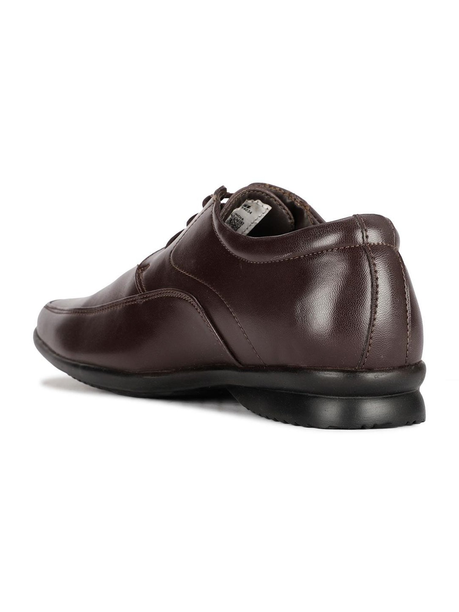 Bata Men's HAWCK E Brown Derby Shoes