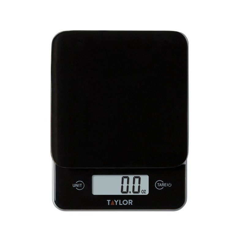 Taylor Digital 11lb Glass Top Food Scale Black