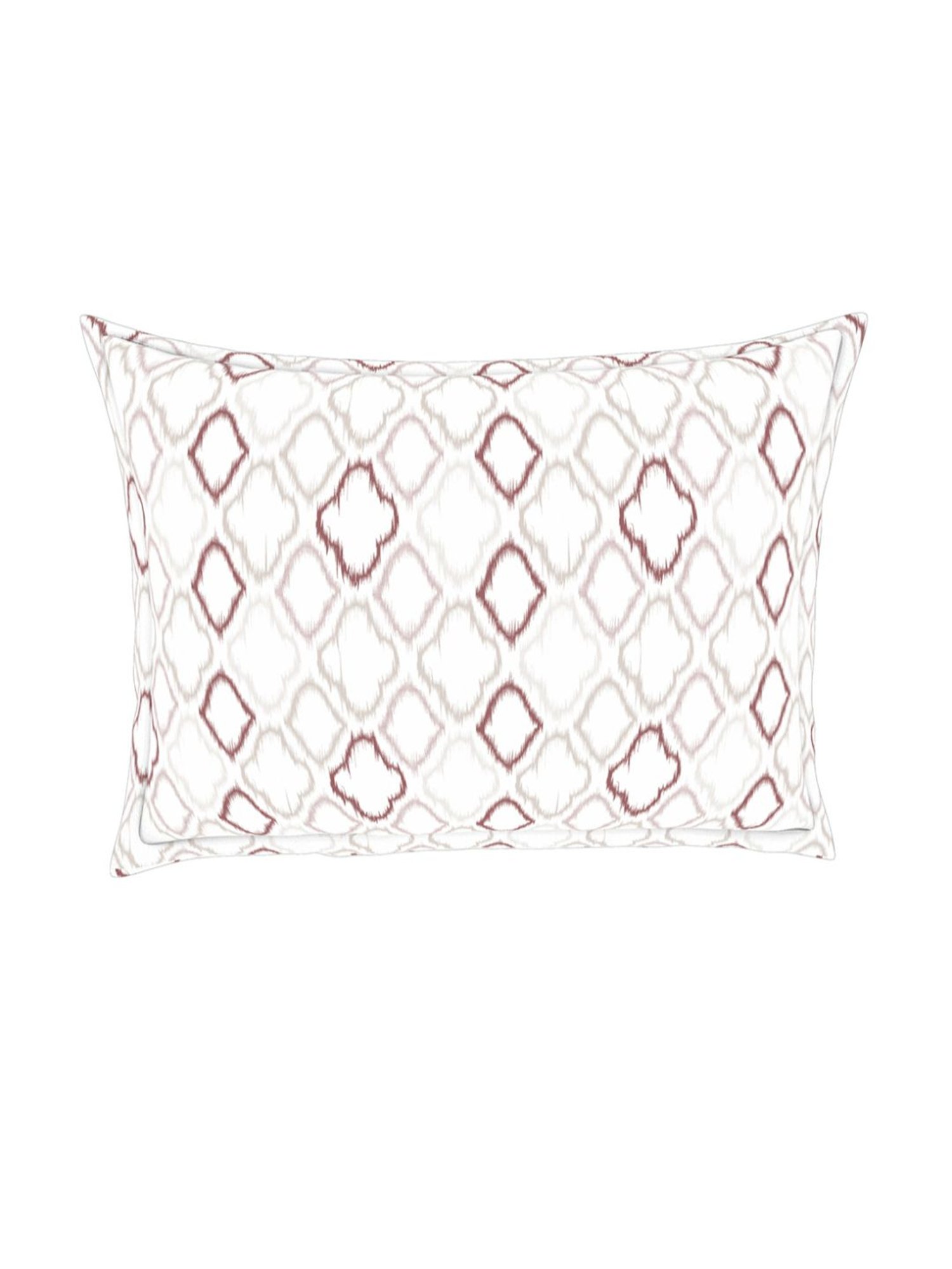 Spaces Red 144 TC Cotton Printed Double Bed Sheet with 2 Pillow Covers