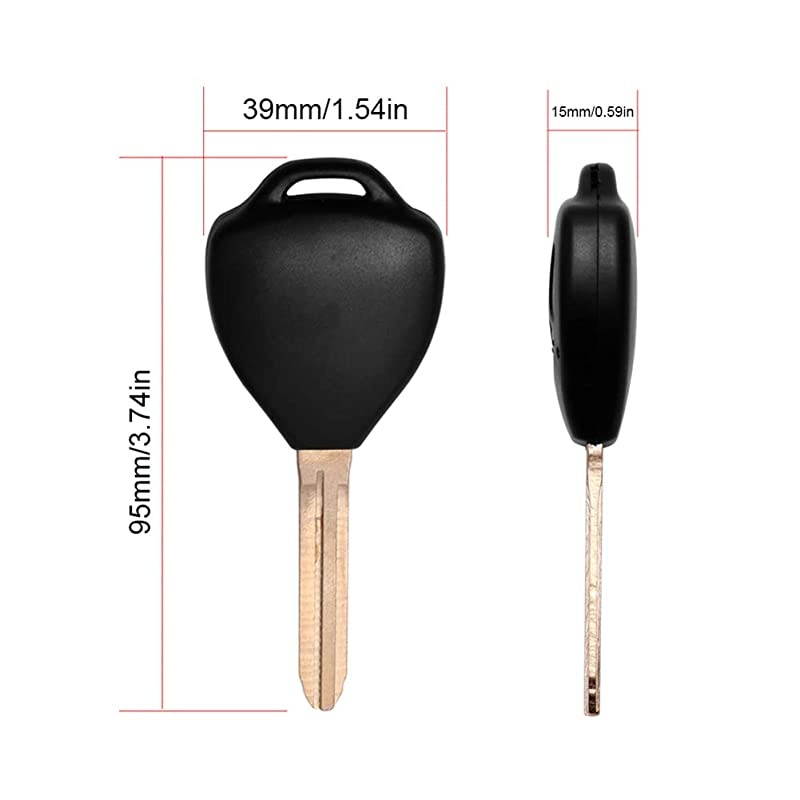 2X New Keyless Entry Remote Car Key Fob for Toyota Rav4 20072010 Scion XB 20082012 FCC ID HYQ12BBY 4D67 Chip