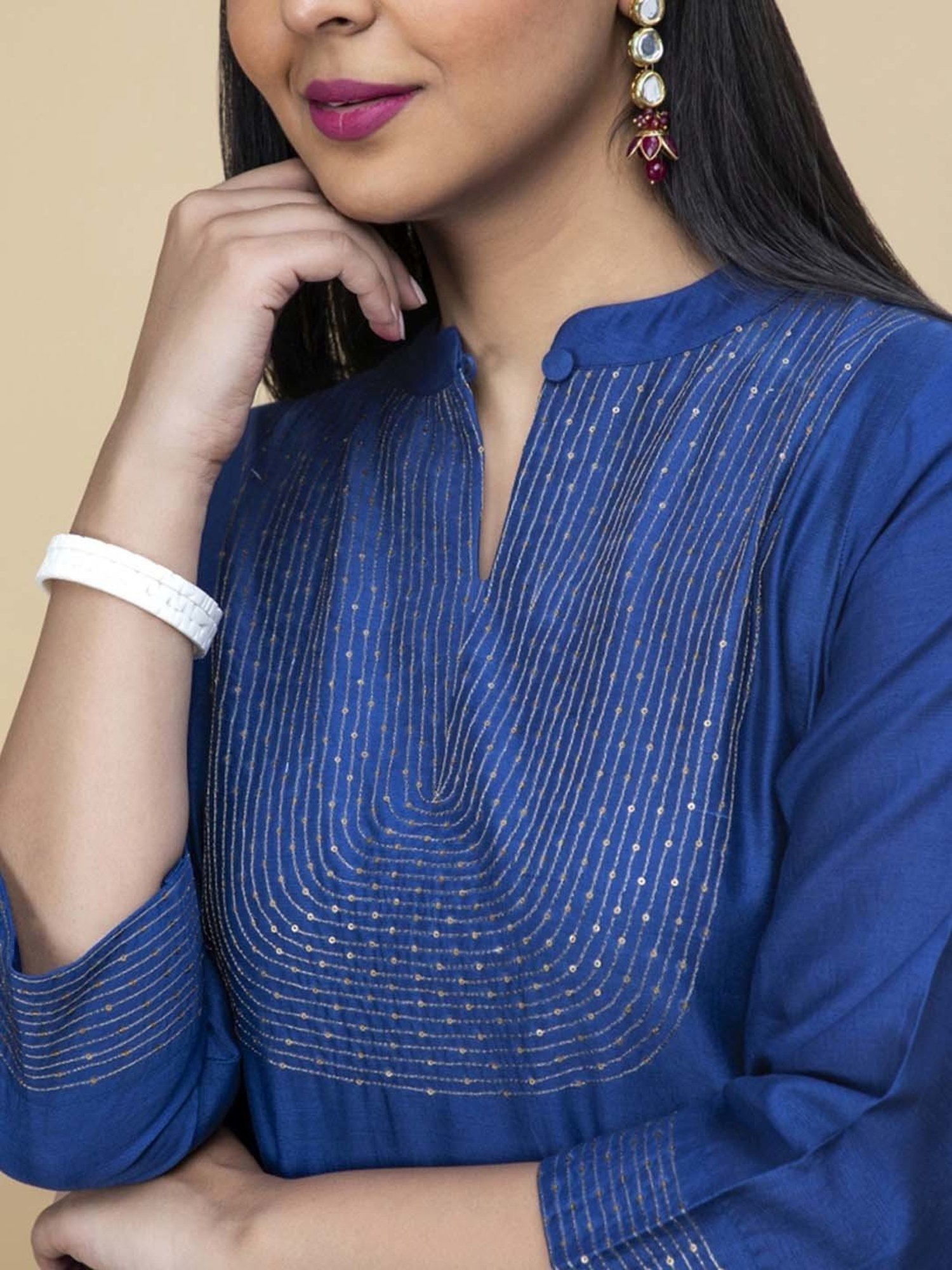 Smriti Gupta Srijana Indigo Tunic