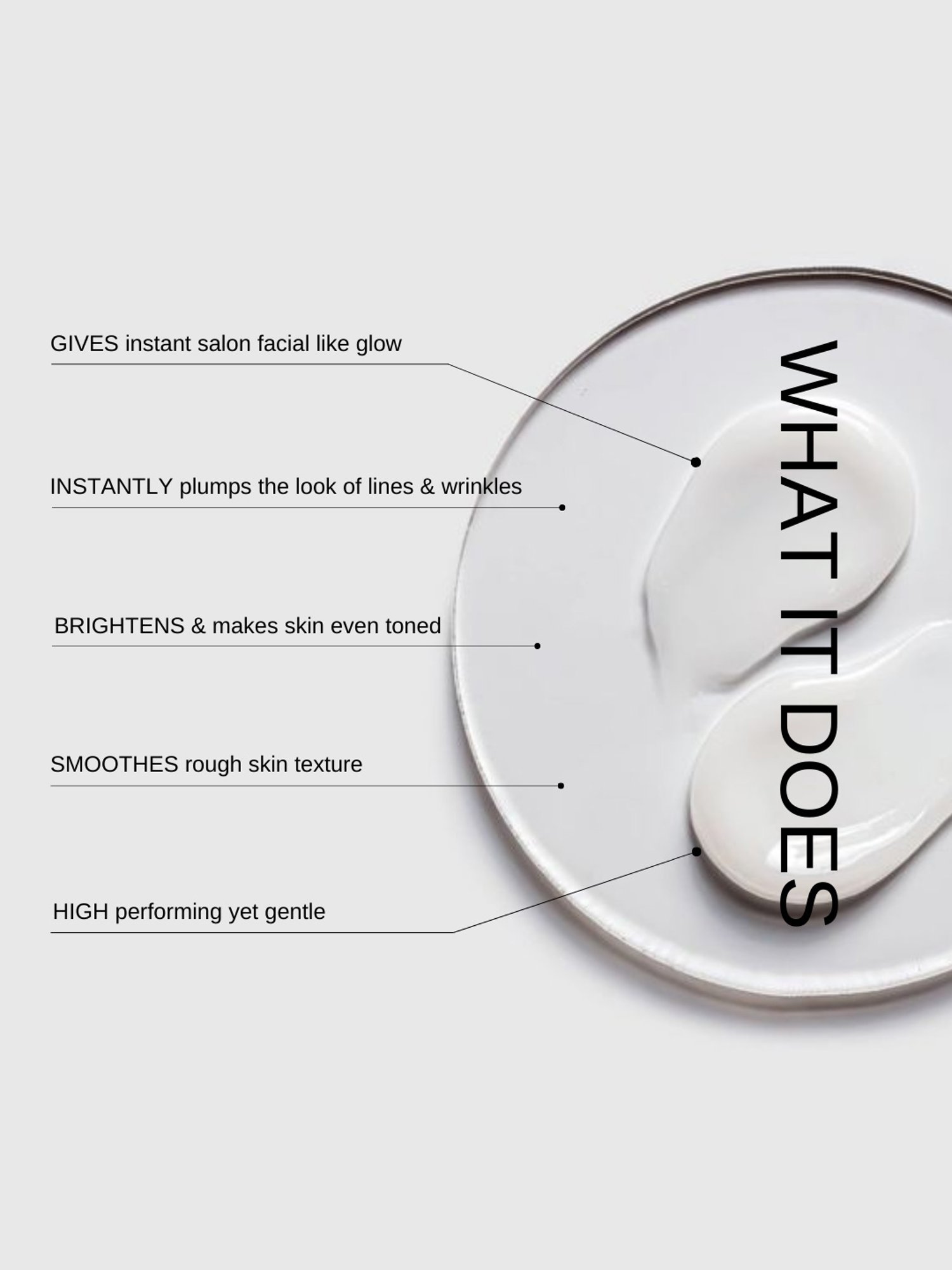 The Formularx Air Brush Facial Lactic Acid Serum - 50 gm