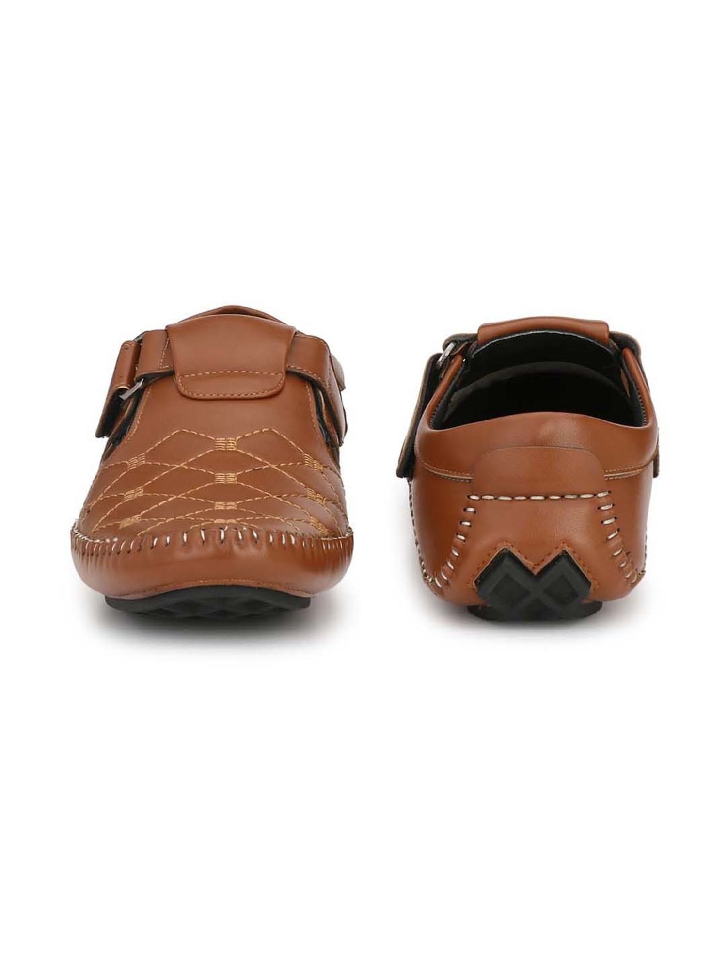 Eego Italy Men's Tan Fisherman Sandals