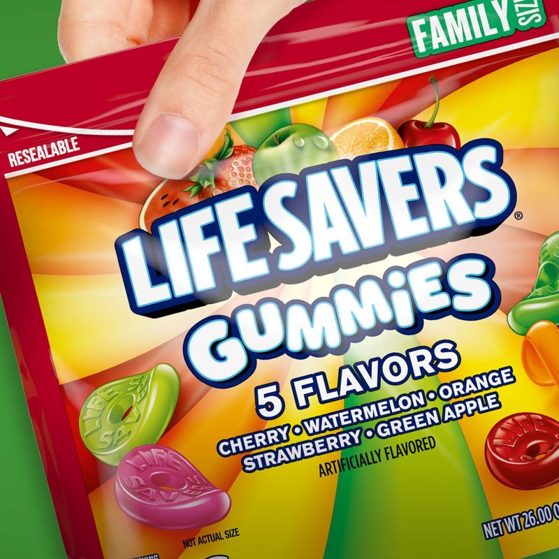 Lifesaver Gummies 5 Flavor Variety Family SUP - 26oz