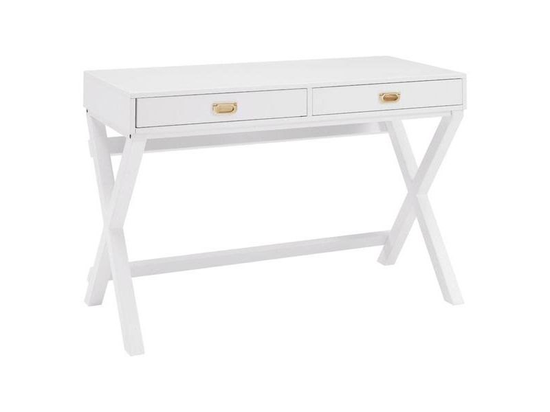 Linon Peggy White Writing Desk