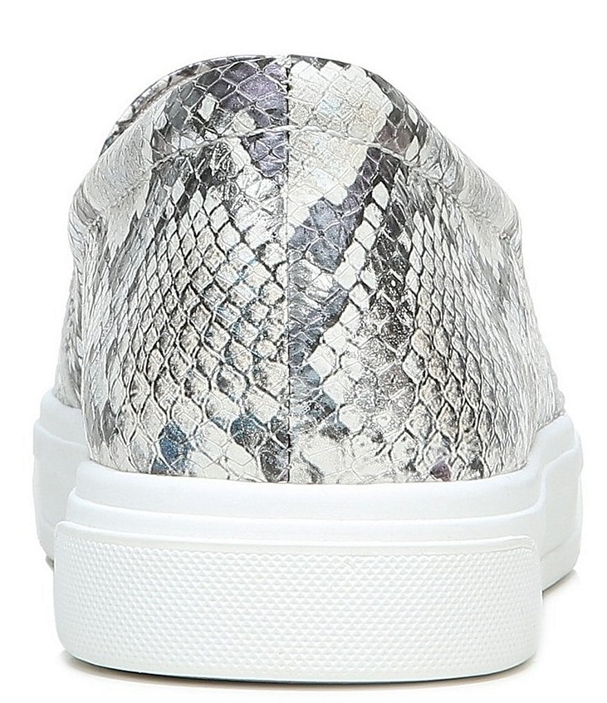 Naturalizer Aileen Snake Print Leather Slip-On Sneakers