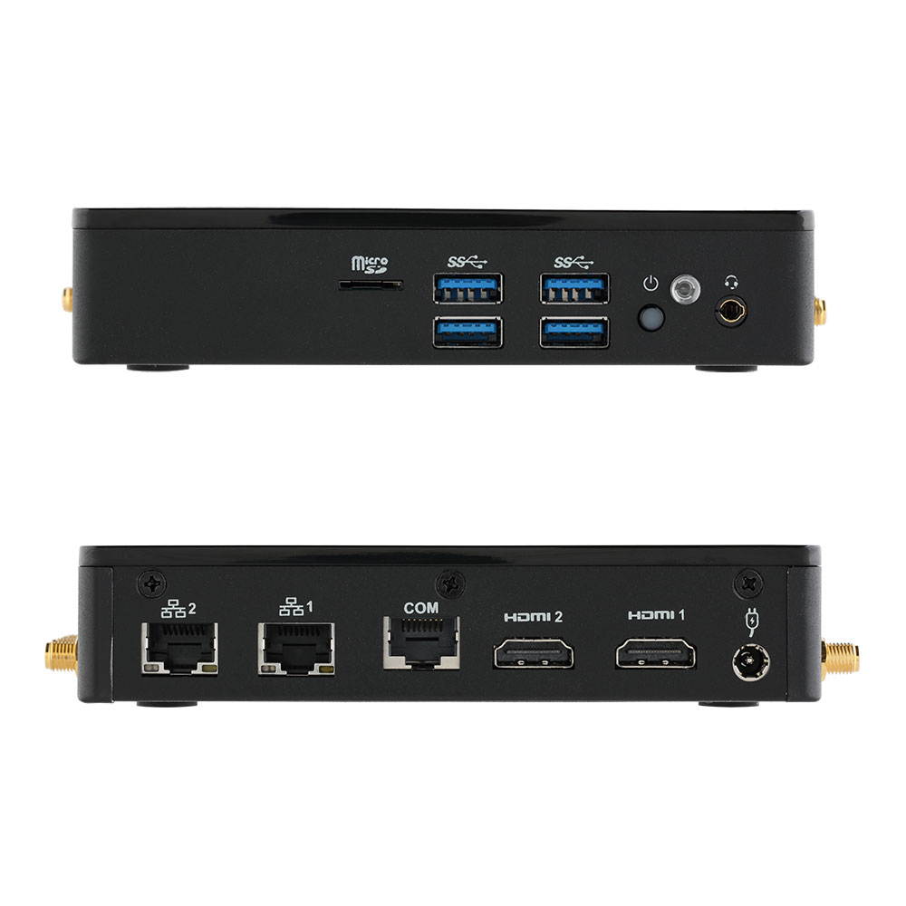 Gigabyte Intel Pentium N4200 Quad Core Fanless IoT Gateway Solution, Onboard 32GB eMMC Storage, 4GB DDR3L Memory