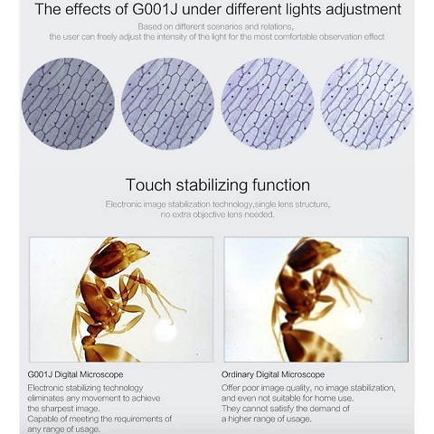 Supereyes G001J Digital Biology Microscope Portable Handheld Microscope