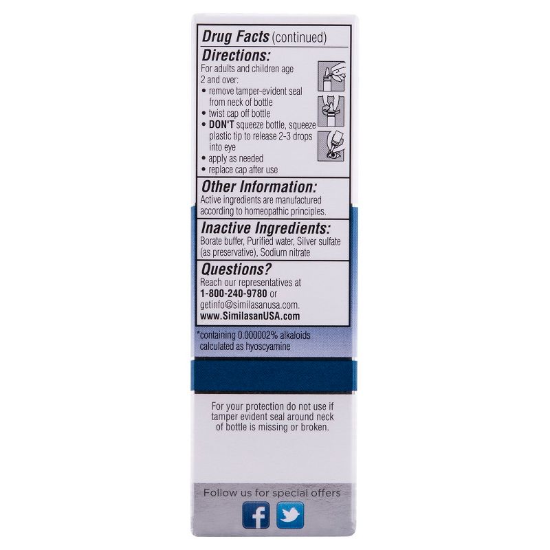 Similasan Dry Eye Relief Eye Drops - 0.33oz