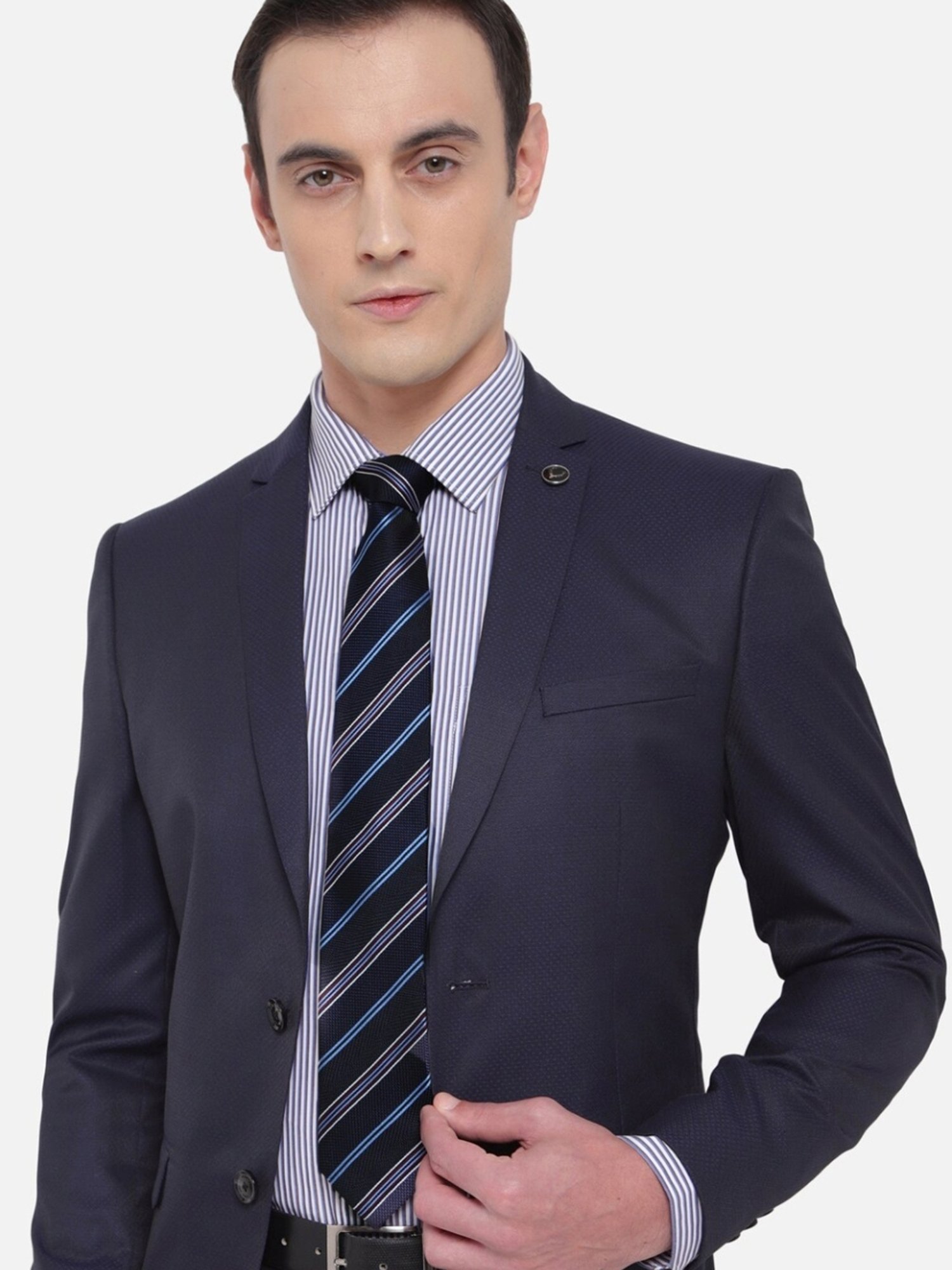 CHOKORE Yellow and Blue Printed Tie