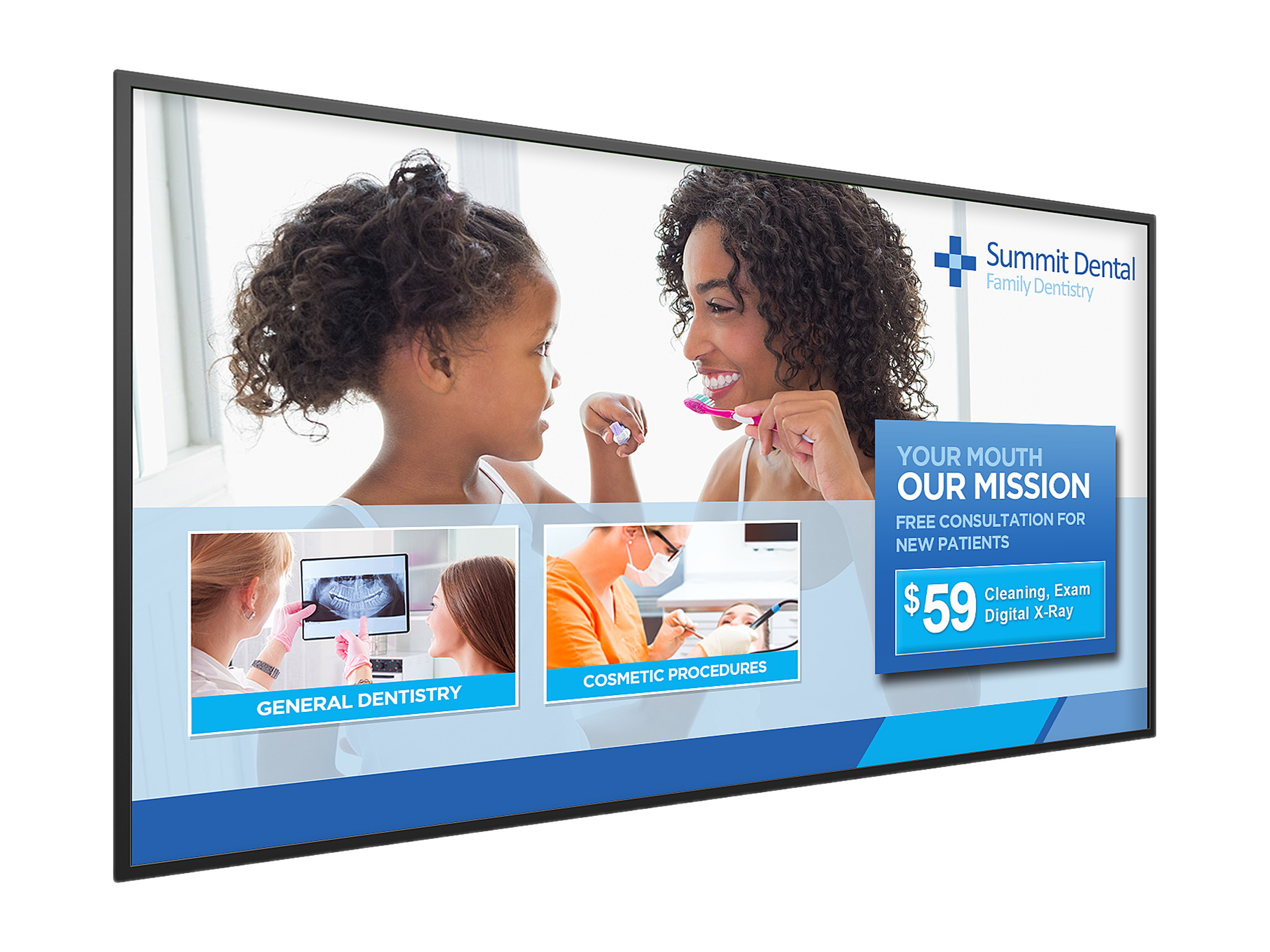 Planar SL4351 Simplicity Series 43" Full HD LED-backlit Large Format LCD Digital Signage Display 997-7953-00