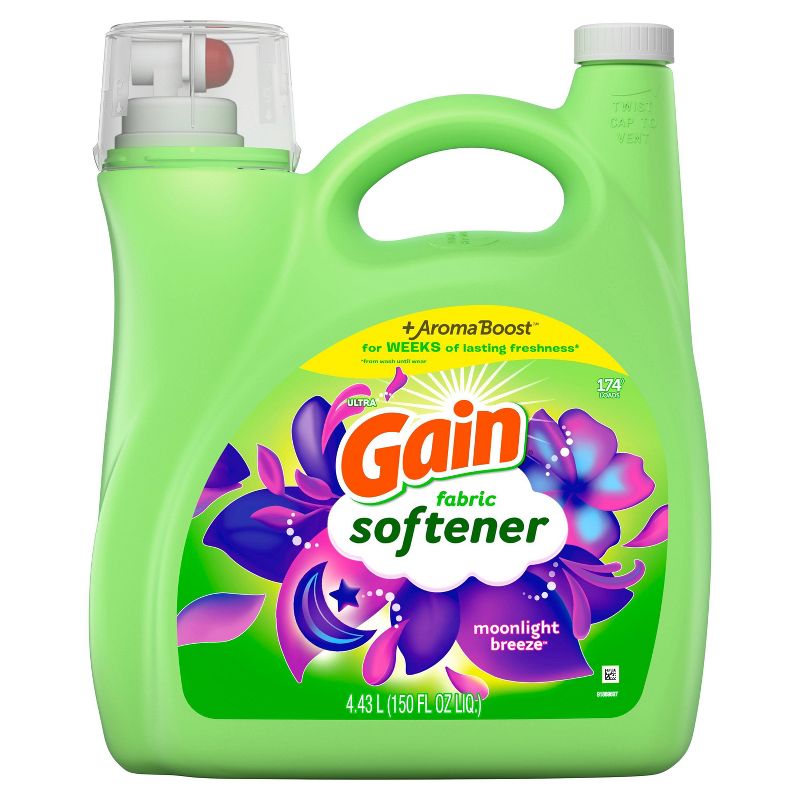 Gain Moonlight Breeze Liquid Fabric Conditioner (Fabric Softener) - 150 fl oz 