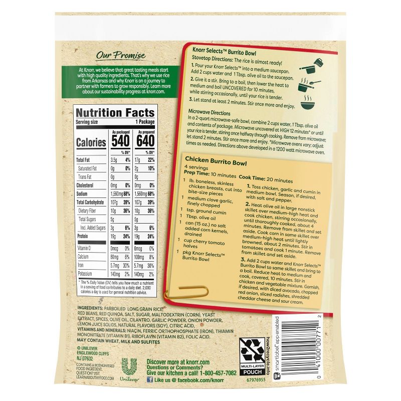 Knorr Selects Burrito Bowl - 4.9oz