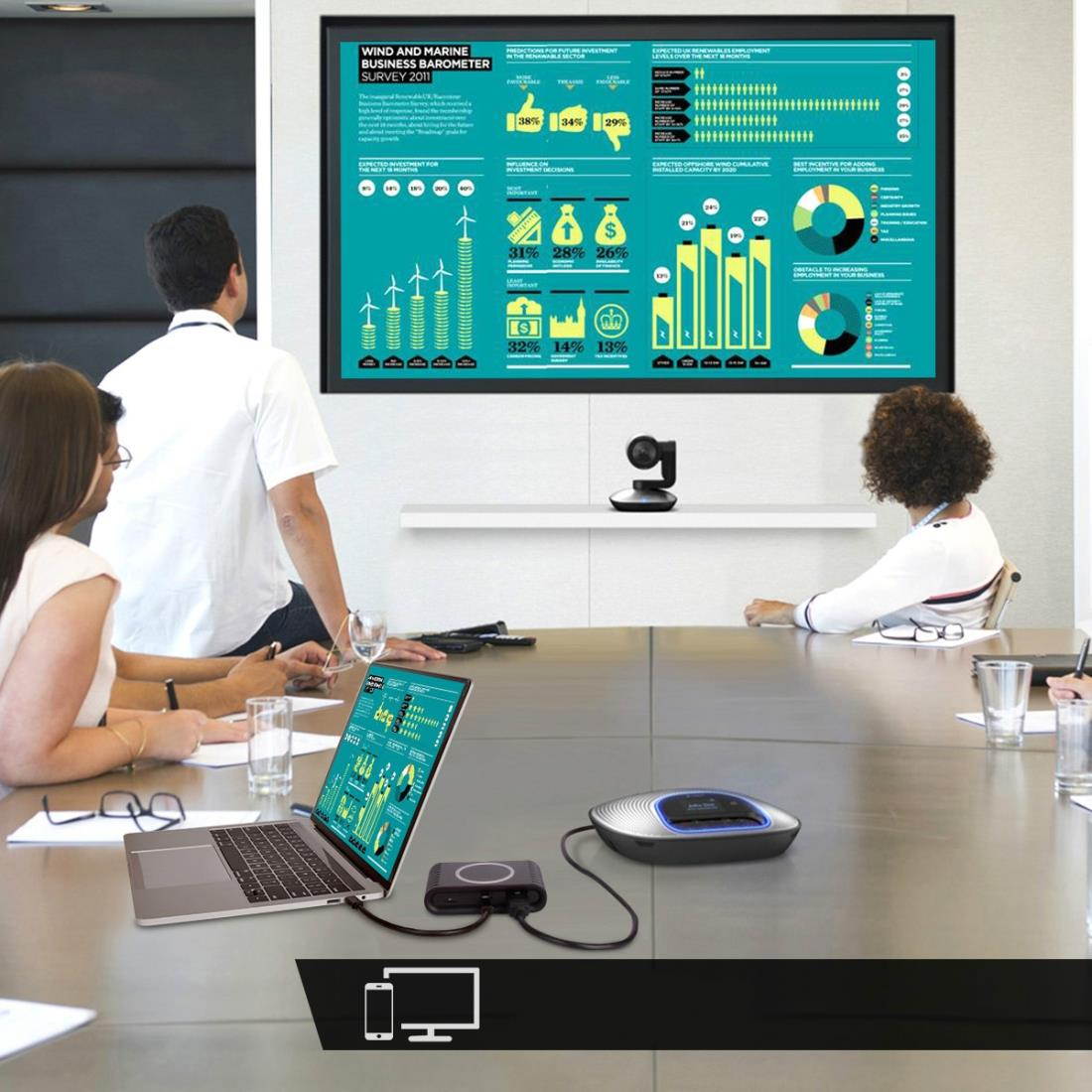 USB 3.0 Hub, Portable SuperSpeed 4 Port USB 3.0 Hub with Built-in Cable , USB Extension Multi-function USB Dock Hot Swapping Support for  Mac, PC, USB Flash Drives and Other Devices