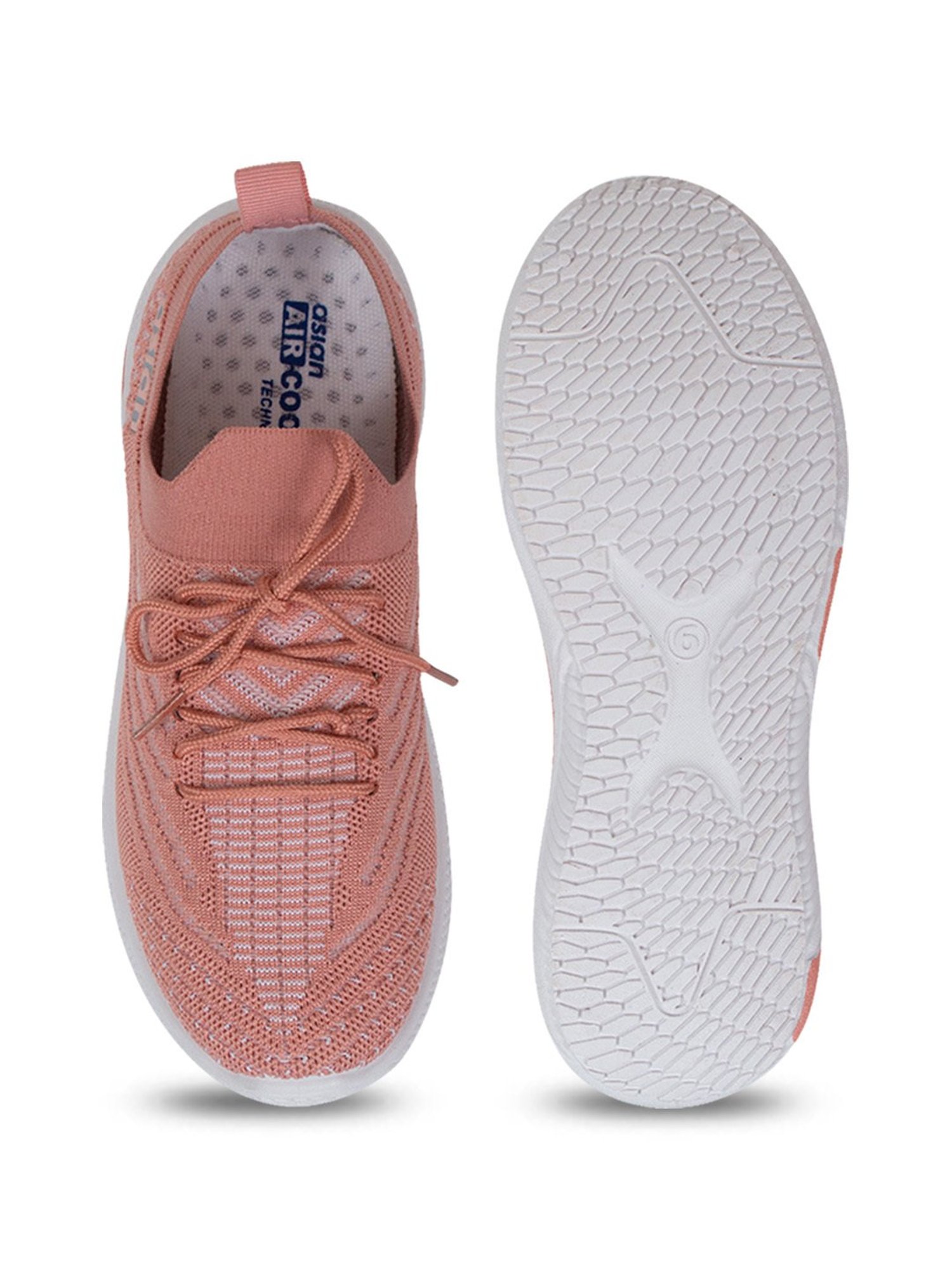 Asian Women's Peach Walking Shoes