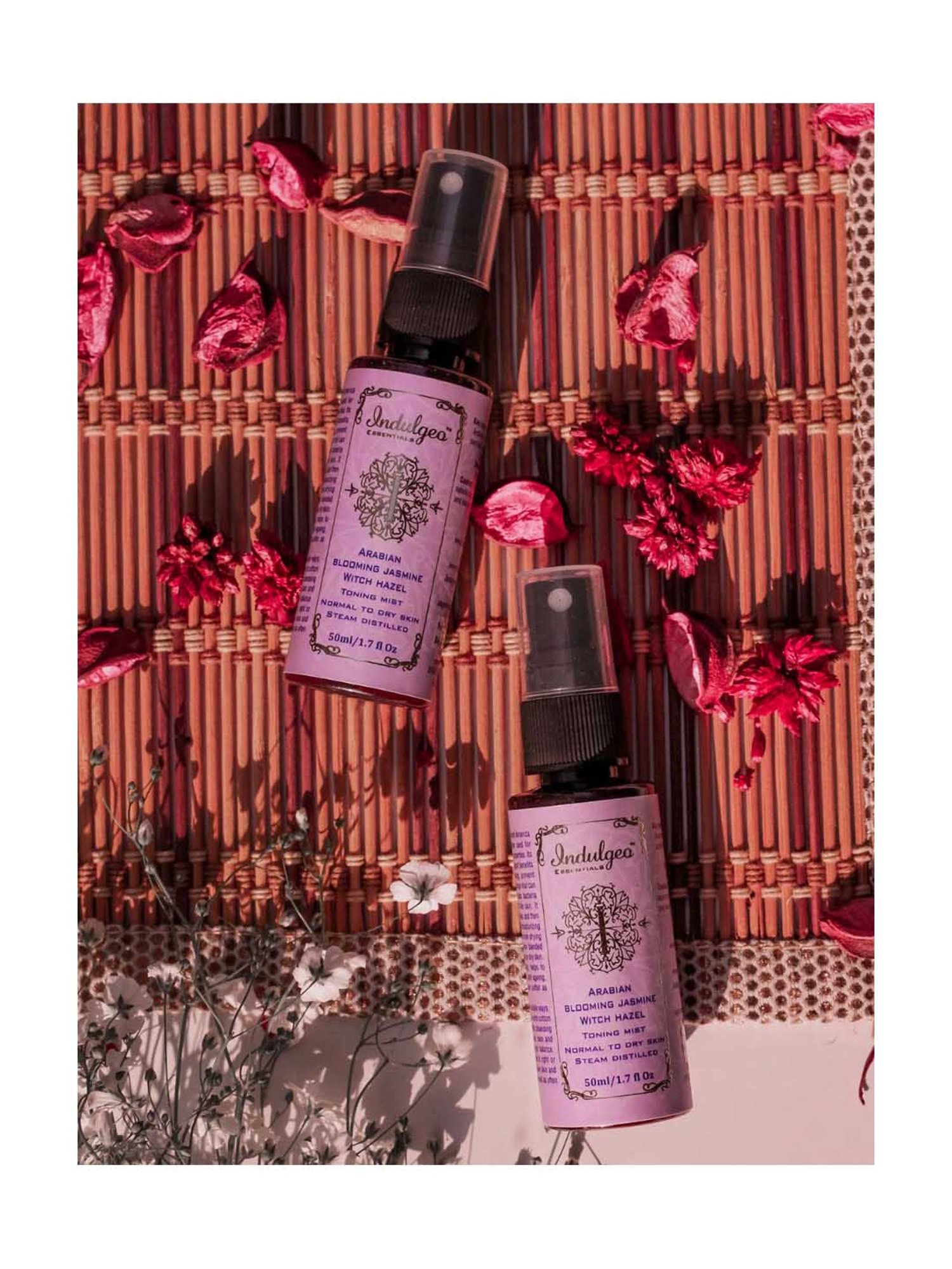 Indulgeo Essentials Arabian Blooming Jasmine Witch Hazel Facial Mist & Toner - 50 ml