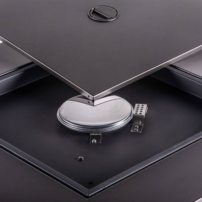 Square Fire Table Mocha 28" - Legacy Heating