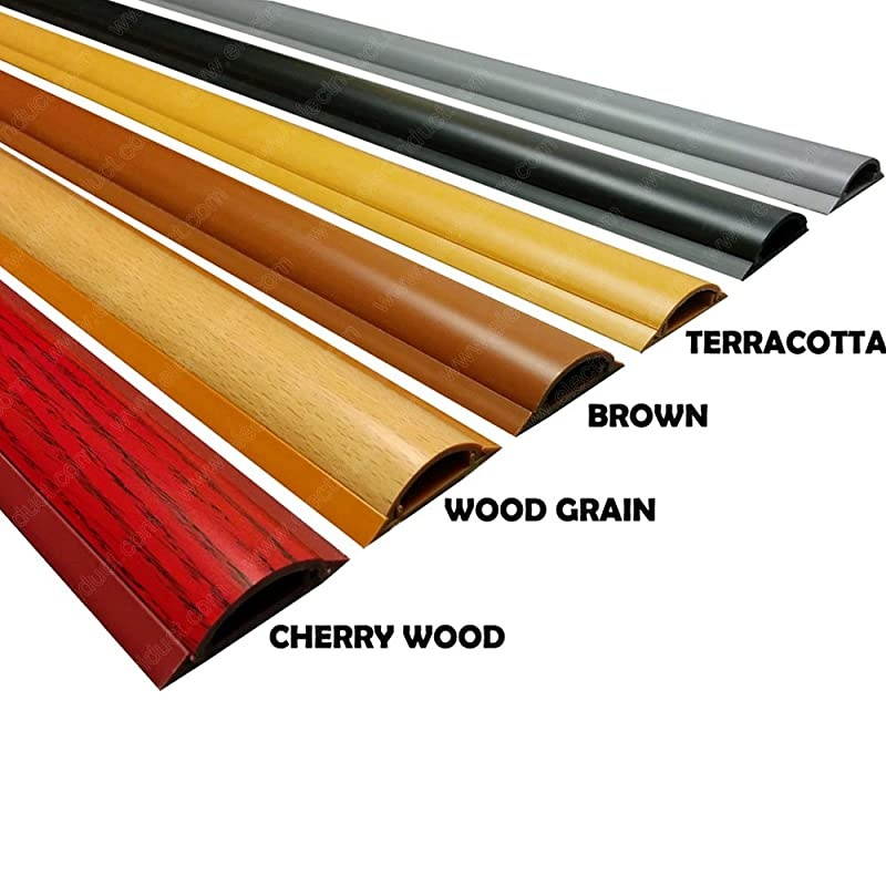 Cable Shield Cord Cover CSX1 PVC Floor Wire Protector 31 Inch Terracotta