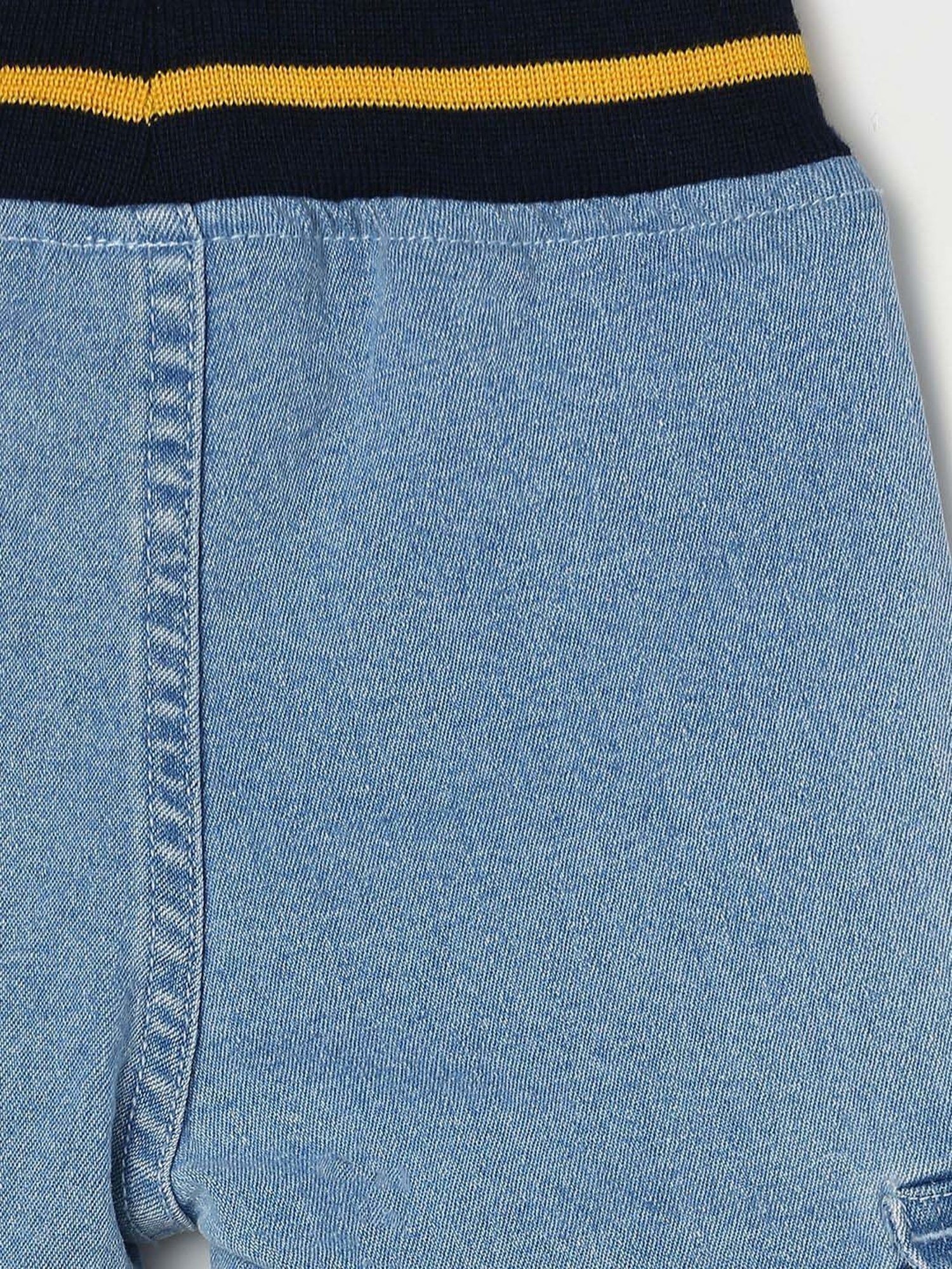 Juniors by Lifestyle Blue Cotton Printed Jeans