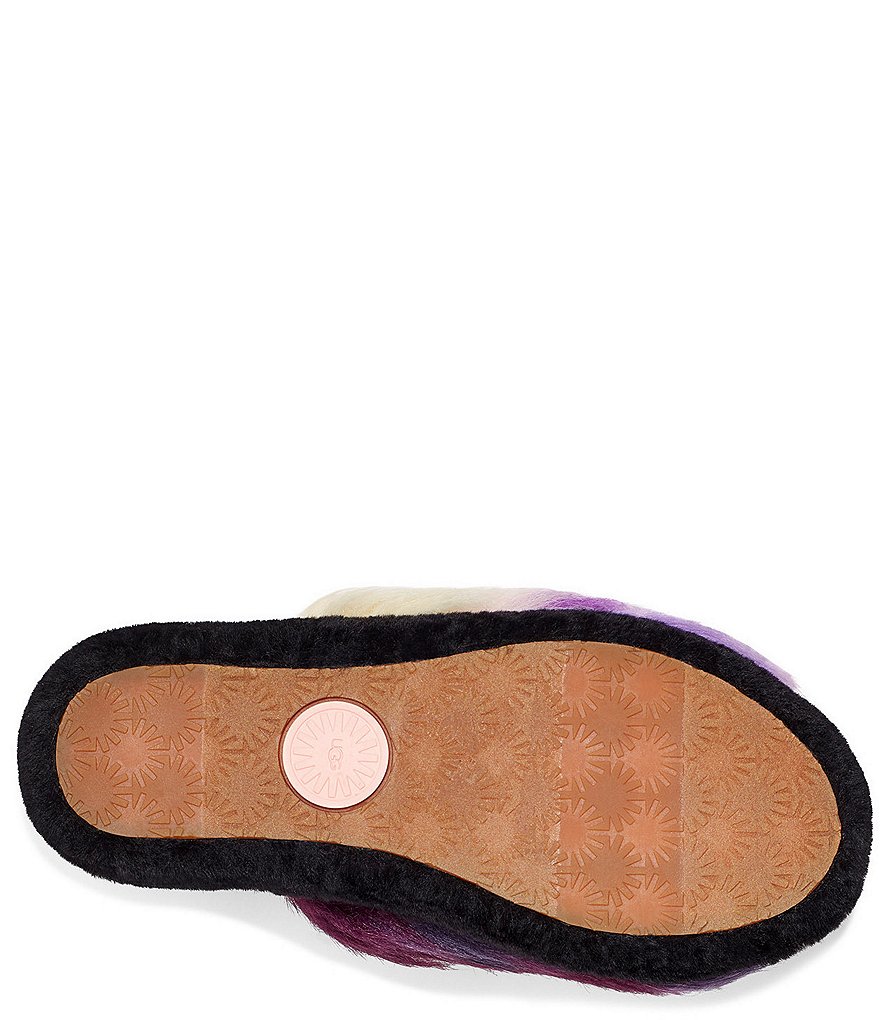 UGG&reg; Fluff Yeah Tie-Dye Faux Shearling Slides