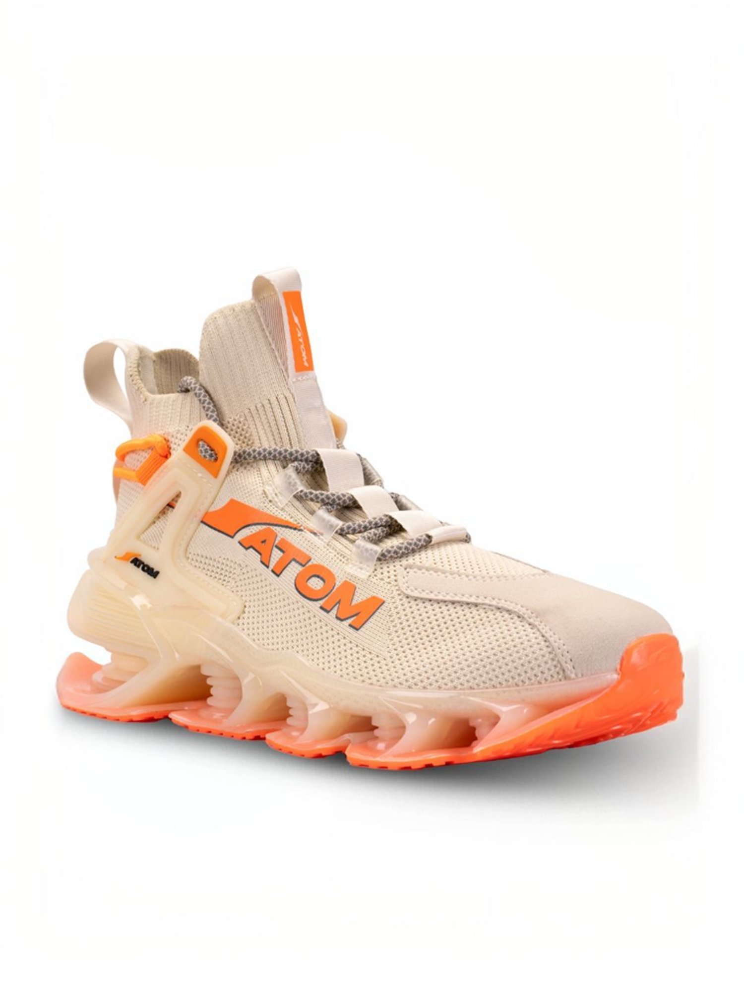 Atom Men's Spring Edge Alpha 1 Beige Running Shoes