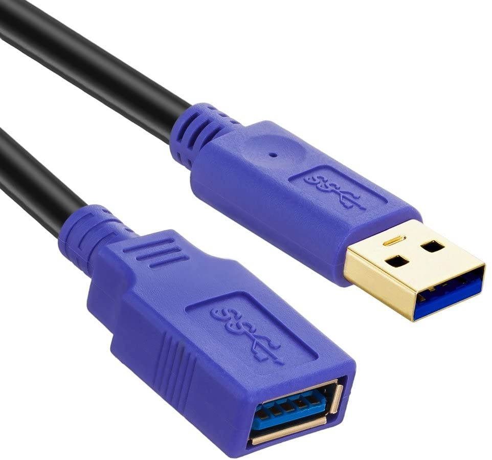 USB 3.0 Extension Cable 20Ft TanGuYu USB 3.0 Extender Cord Type A Male to A Female for Oculus VR Playstation Xbox USB Flash Drive Card Reader Hard DriveKeyboard Printer Scanner Camera