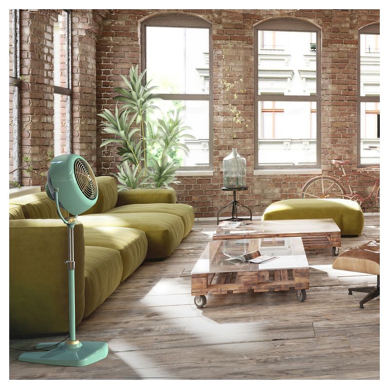 Vornado VFAN Sr. Pedestal Vintage Air Circulator Fan Green