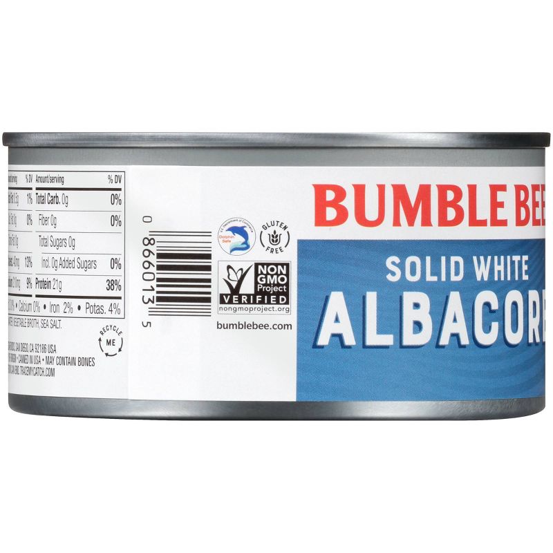 Bumble Bee Solid White Albacore Tuna in Water - 12oz